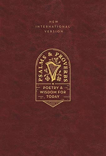 NIV, PSALMS AND PROVERBS (BURGUNDY LEATHERSOFT OVER BOARD)